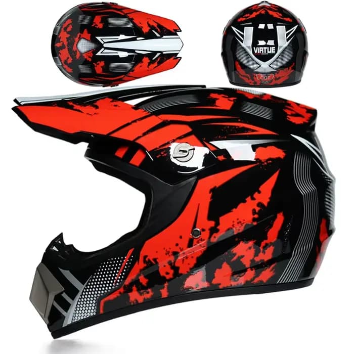 Casques de Moto course casque tout-terrain hommes