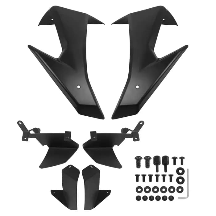 Kit d'ailes avant aérodynamiques Naked Downforce pour moto GSX-8S