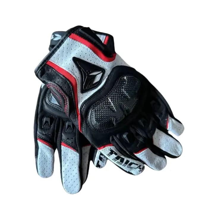 Gants de Moto en cuir véritable pour hommes