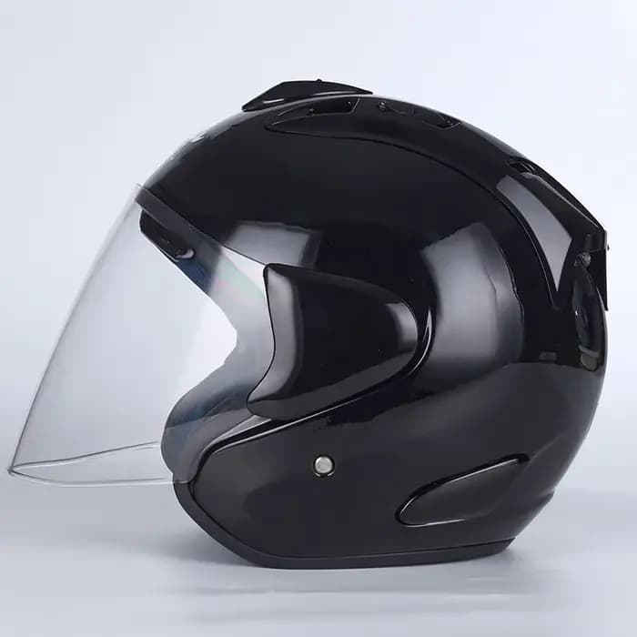 Casque d'été de moto à visage ouvert unisexe Scooter course demi-casque