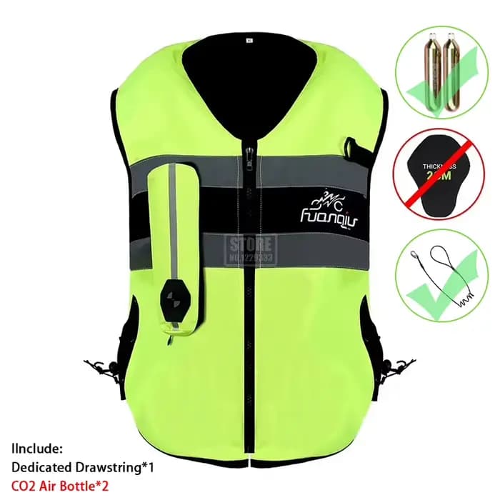 Nouveau gilet airbag moto, veste airbag moto, gilet airbag motocross, système airbag de course, prot
