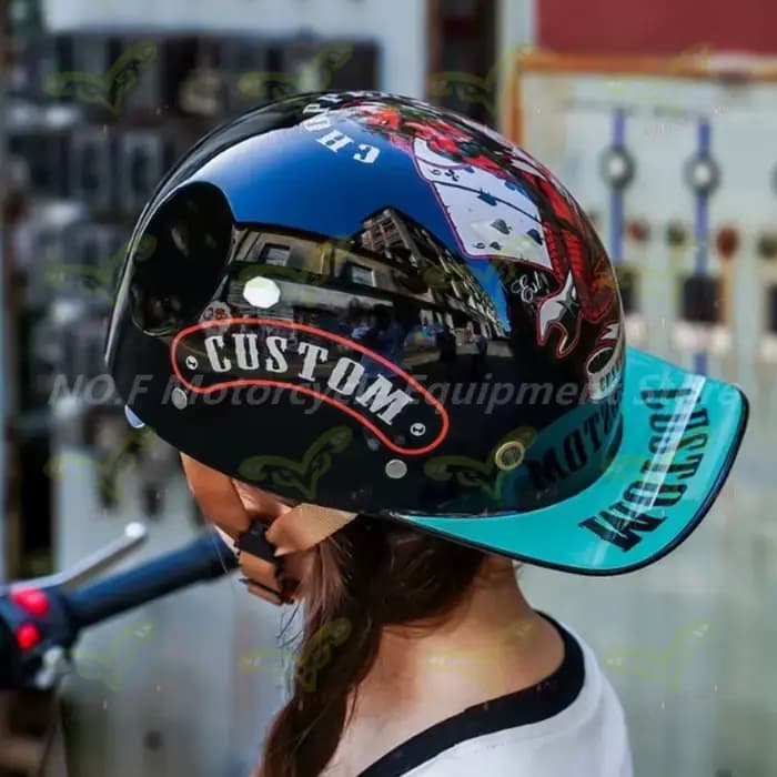 Casque de moto tendance pour homme et femme