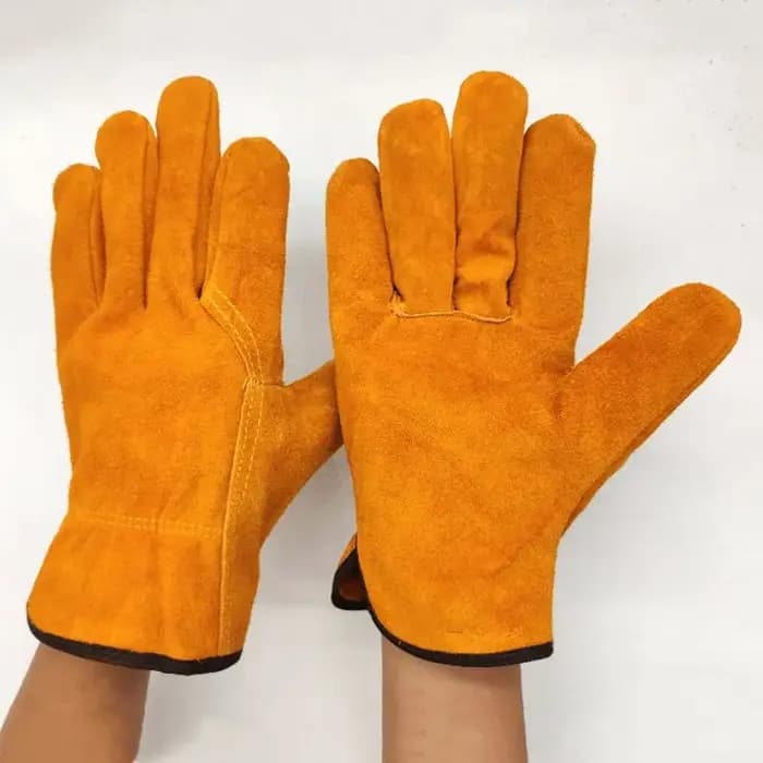 Gants de travail en cuir de vache souple pour hommes
