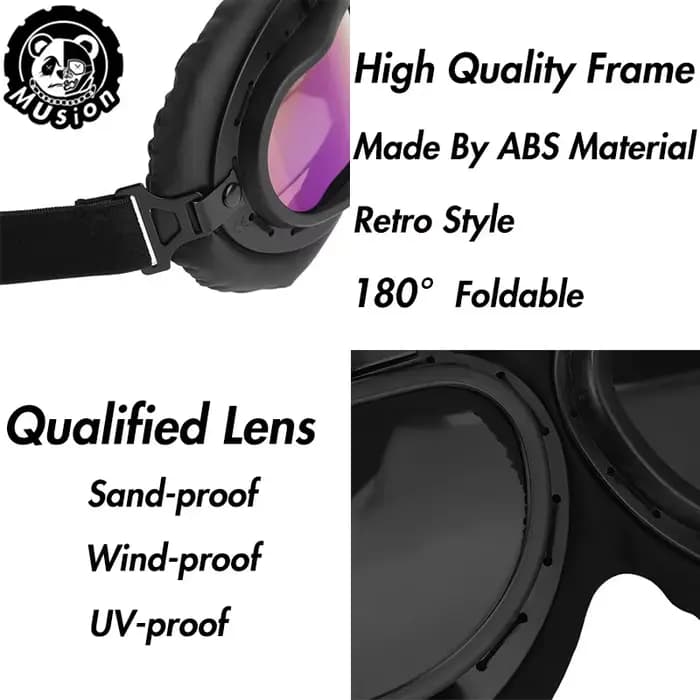 Lunettes de moto vintage