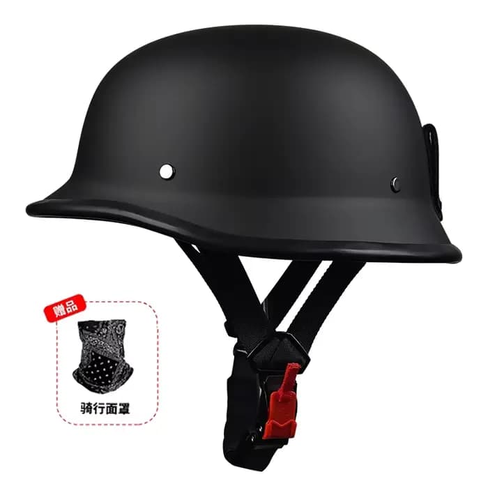 16 casque de moto Style allemand demi-casque coque casque rétro casque pour Cruiser Scooter Chopper