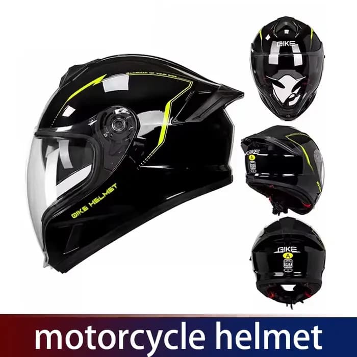 Casque de levage du visage casque de moto à couverture complète casque complet anti-buée à double le