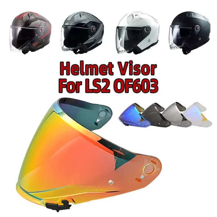 Pour LS2 OF603 Infinity II casque bouclier lentille visière pare-brise pare-soleil Protection UV