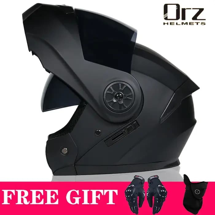 Casque de moto à rabat modulaire de sécurité approuvé DOT