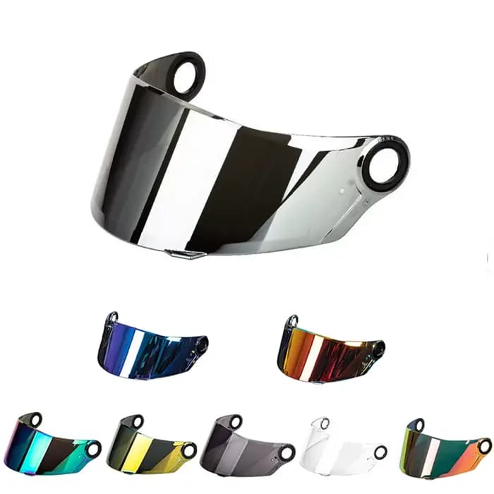 Original LS2 casque de moto bouclier lunettes placage visières pour LS2 FF300 FF358 FF396