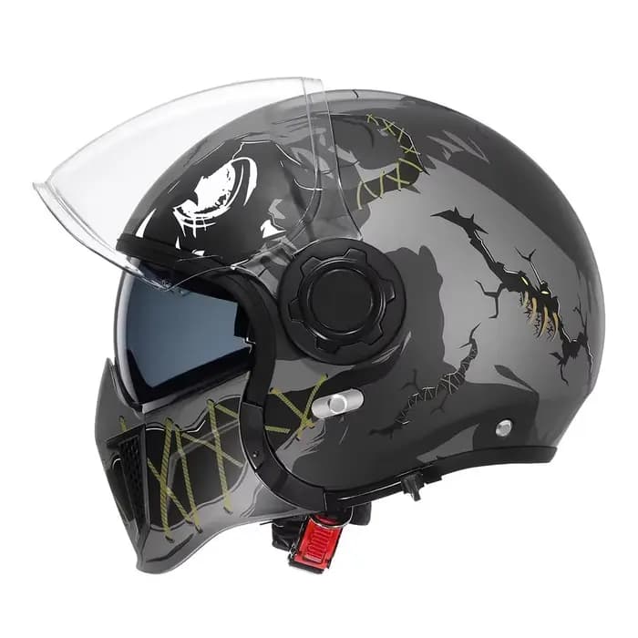 Casque de moto intégral pour hommes et femmes