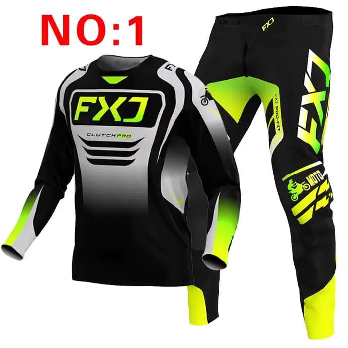 Ensemble de motocross pour enfants, maillot et pantalon de moto, vêtements pour enfants, grand garço