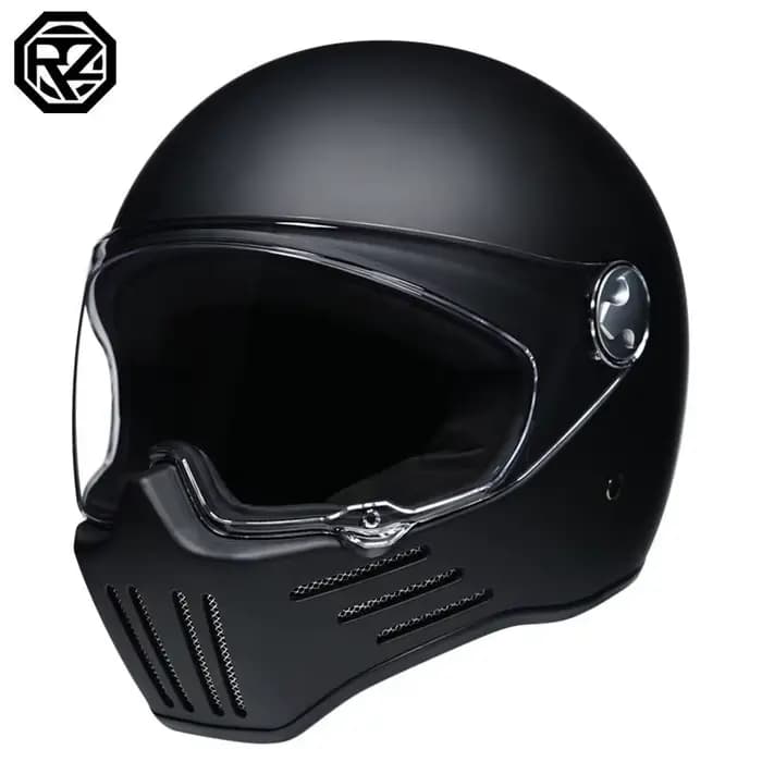 Casque de moto vintage DOT Motorcross