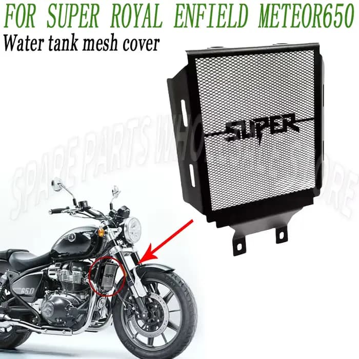 Protection de radiateur pour moto Super Meteor 650 Royal Enfield Meteor650