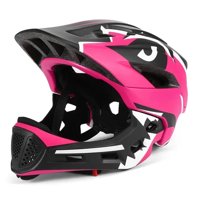 Casque intégral réglable pour enfants – Protection légère pour le vélo