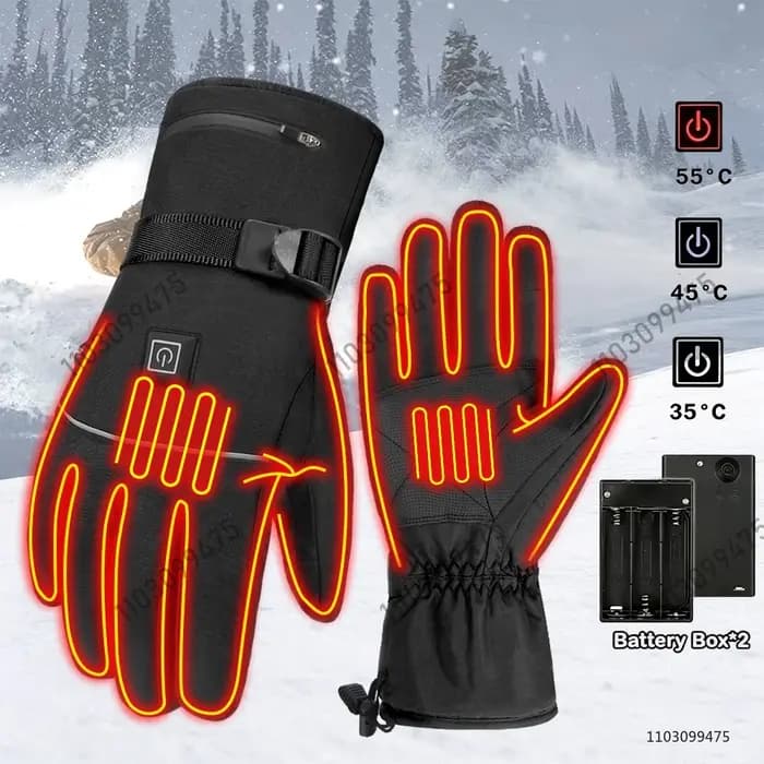 Gants chauffants pour femmes et hommes, chauffe-mains à chauffage rapide, gants d'hiver pour motoneige, camping, cyclisme, ski, randonnée, travail