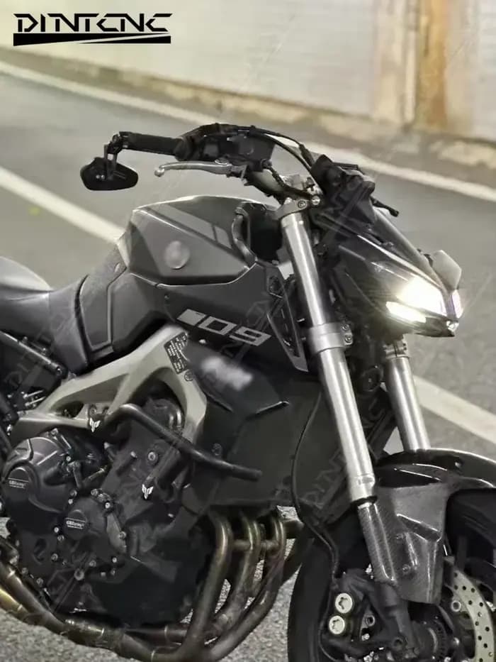 Rétroviseurs latéraux rotatifs pour guidon de moto Yamaha MT-07