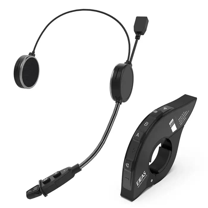 Casque Bluetooth pour moto EJEAS E1+ avec lecteur de musique sans fil 5.1