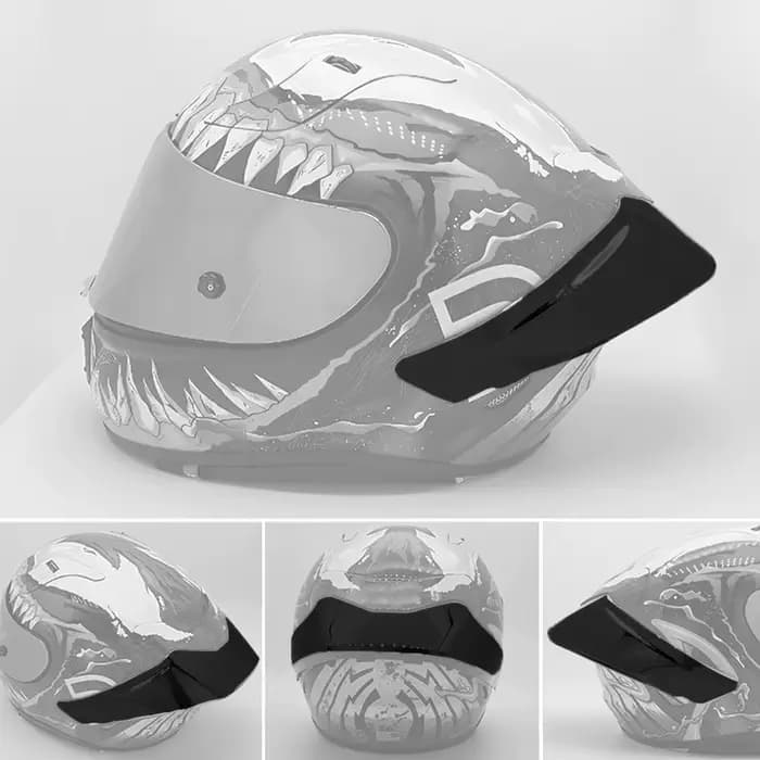Becquet de casque de moto de qualité course