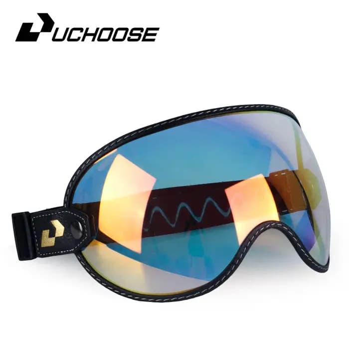 Demi-casque de moto rétro à visage ouvert