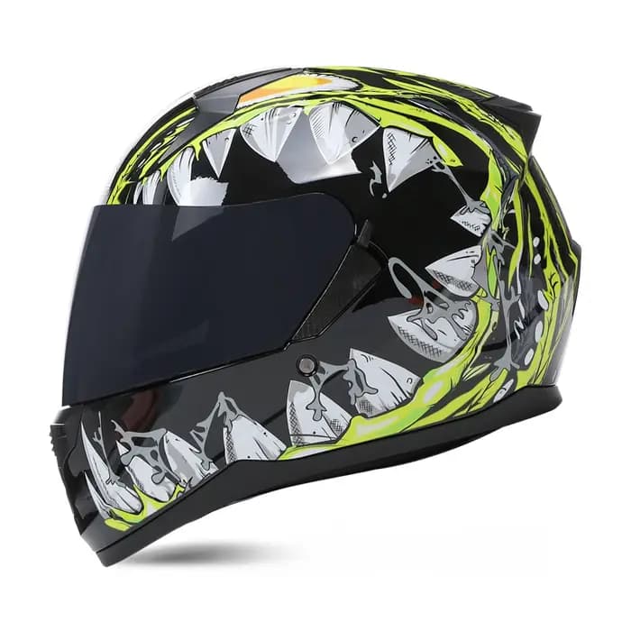 Casque de moto approuvé DOT ECE intégral Double lentille Capacete professionnel hommes femmes quatre saisons sécurité protection Casco