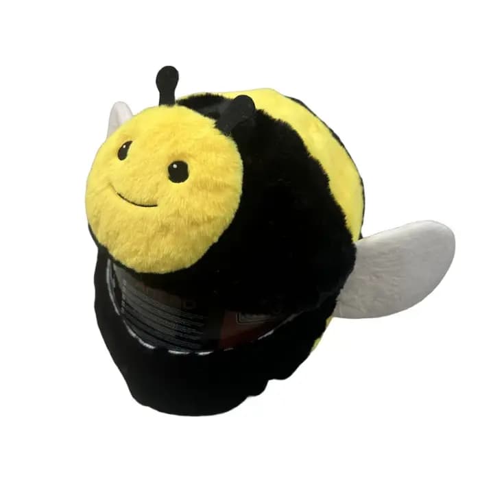 Juste de casque de moto en peluche