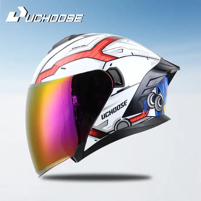 Casque de moto ouvert 715 pour hommes et femmes