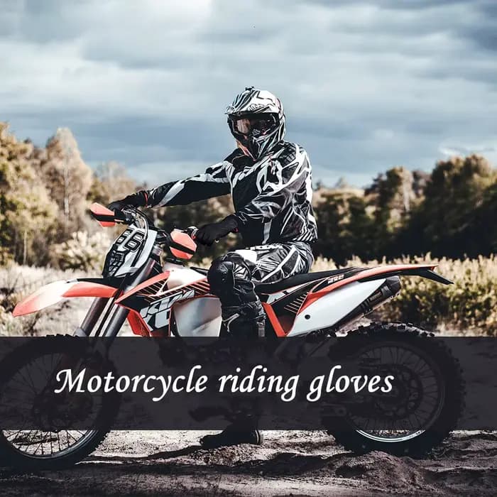 Gants thermiques en cuir de moto pour hommes et femmes