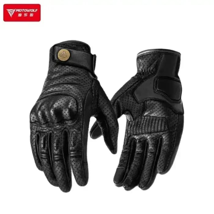 Motowolf été Moto gants en cuir