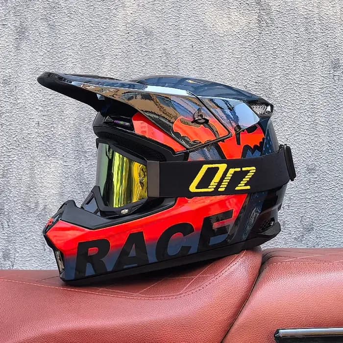Casque de moto tout-terrain Orz pour scooter électrique