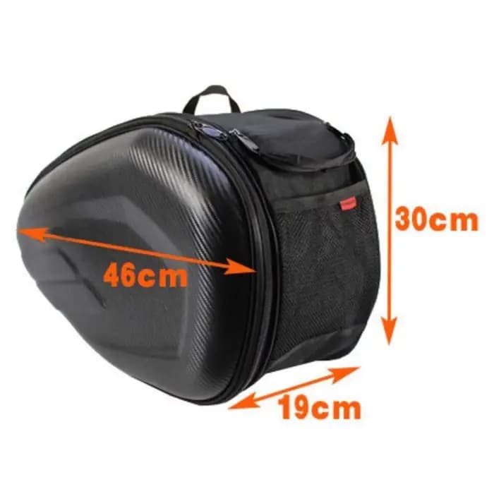 Sac de dégager de moto étanche, valise de bagage de queue de moteur, sacs de voyage d'équitation de