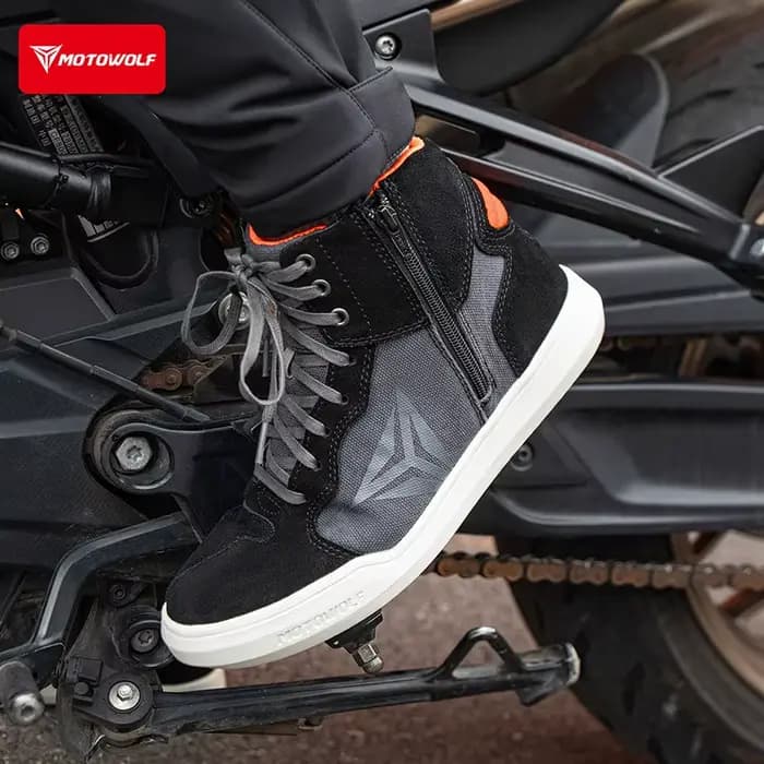 Chaussures de moto respirantes Motowolf