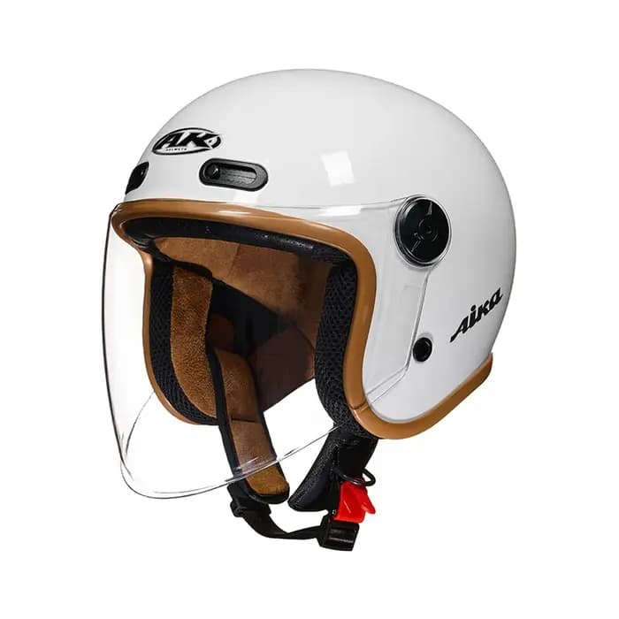 AK (Aikai) 728 – Casque de moto électrique unisexe trois-quarts avec double miroir et réglage