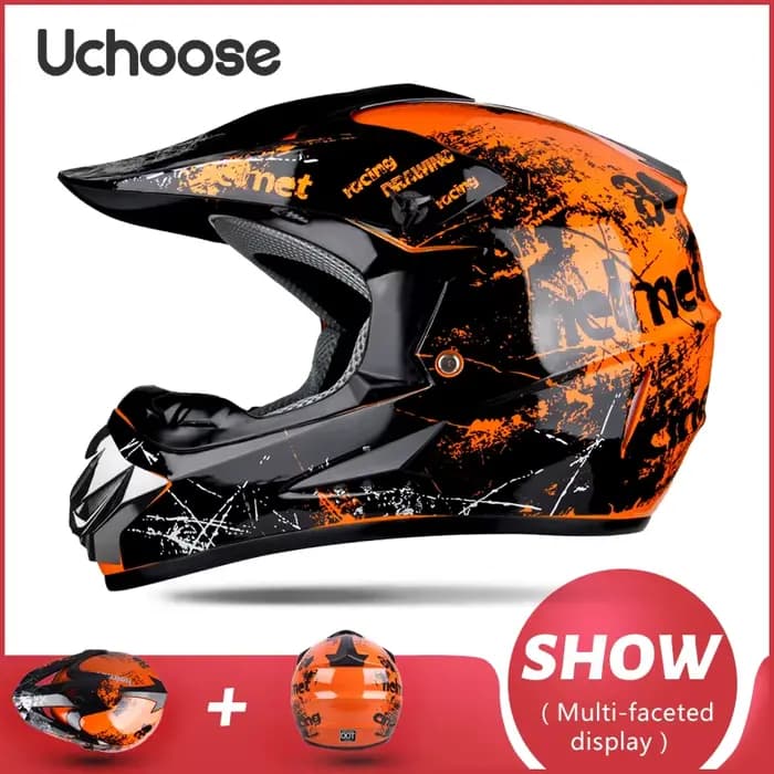 Adulte femme hommes casques Motocross Kask Cross descente Soporte Casco hors route casque course classique moto Original Enduro