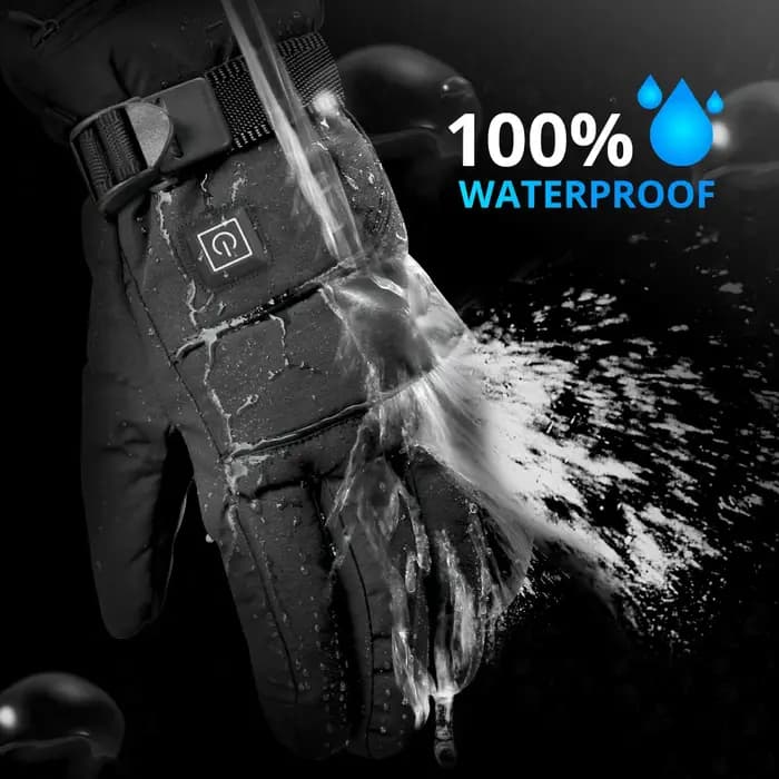 Gants chauffants d'hiver pour hommes et femmes, gants thermiques chauffants pour moto, coupe-vent, gants chauds pour les mains, chauds et imperméables