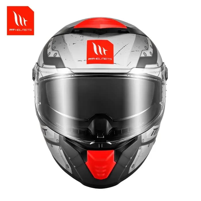 Casque de moto intégral avec visière transparente, homologué DOT et ECE, système de ventilation pour la course sur route et le tourisme