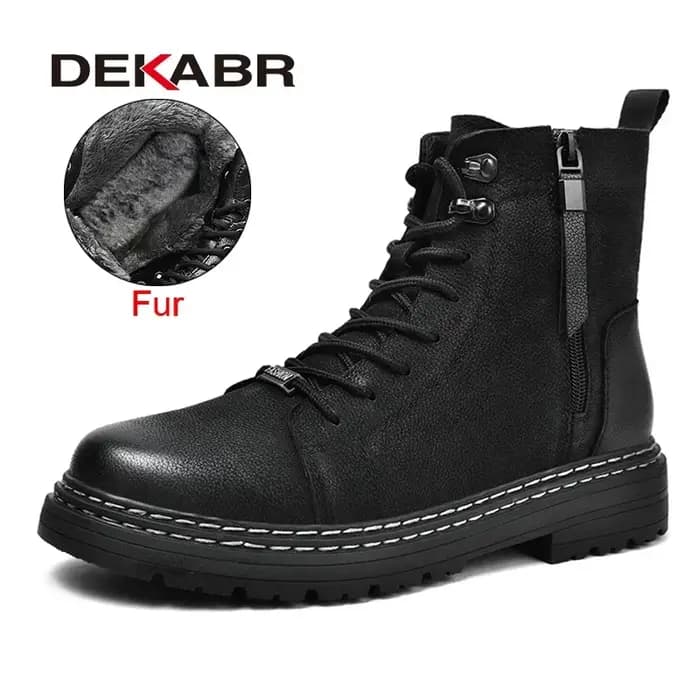 Chaussures de Moto Classiques en Cuir group Souple pour Homme