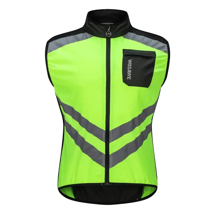 Gilet de moto Airbag coupe-vent d'été couleur unie BL208 en polyester pour cycliste et motard Berserk