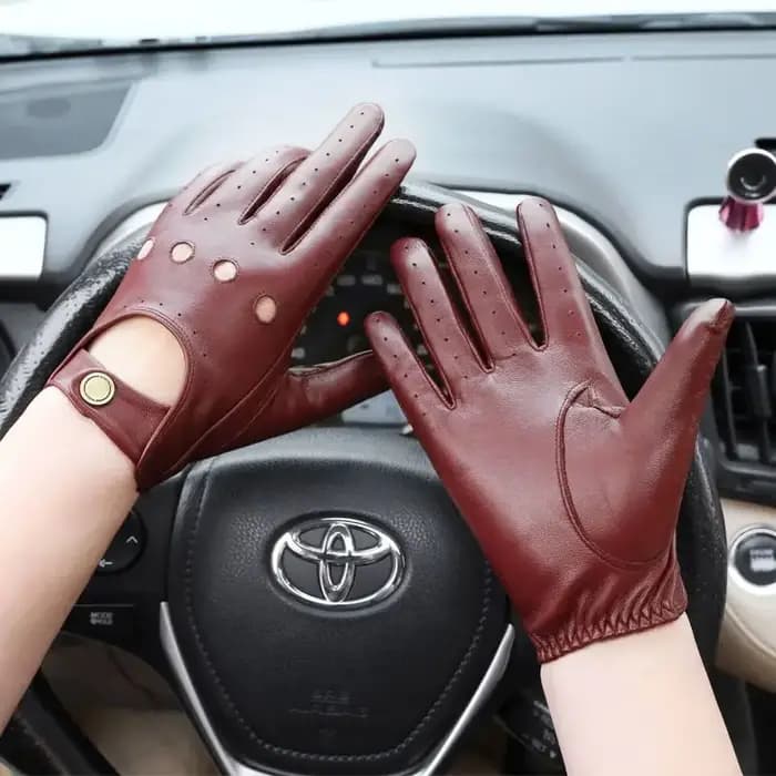Nouveauté gants de luxe en cuir véritable pour hommes gants en peau de mouton mode hommes gants de c