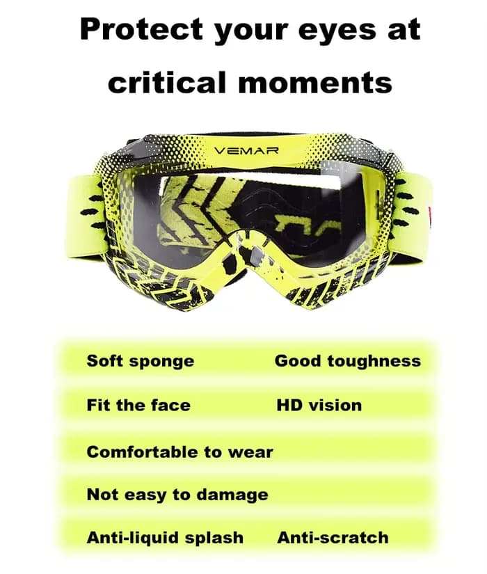 2020 professionnel enfants Motocross lunettes
