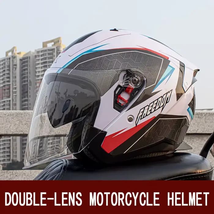 Casque de moto rétro chaud