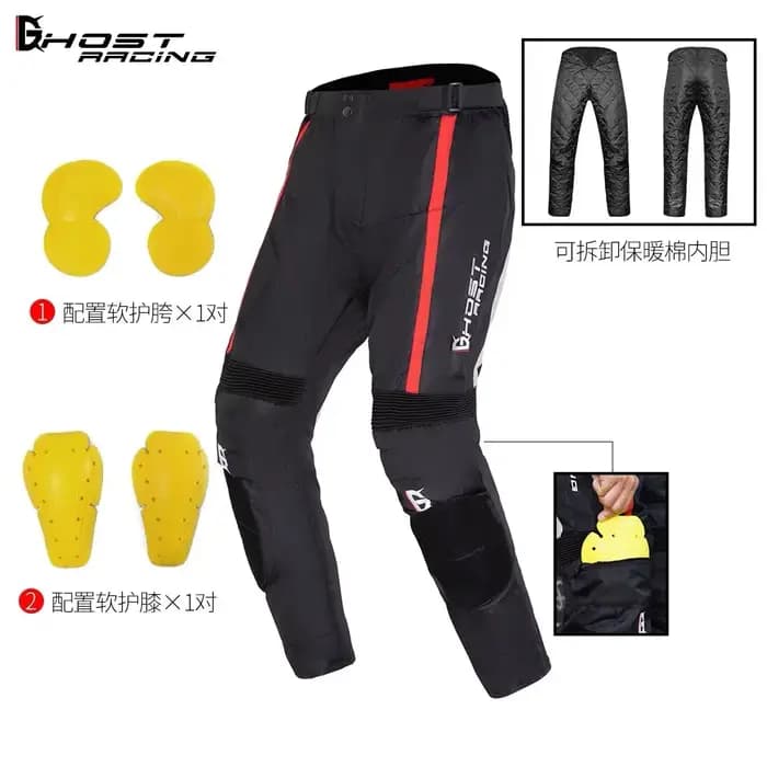Ensemble de combinaison de moto avec protection airbag intégrée