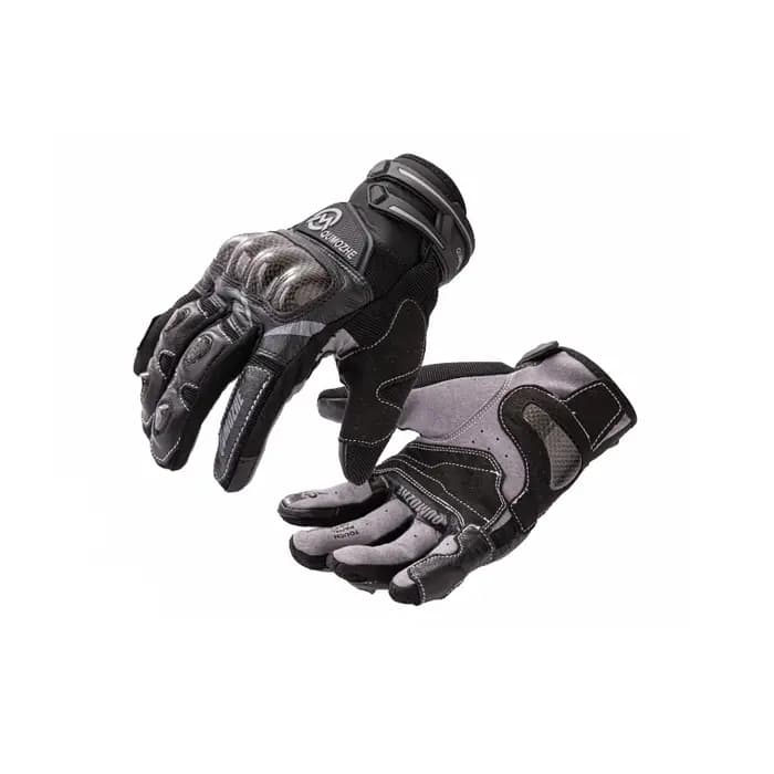 Gants de moto en cuir et Fiber de carbone