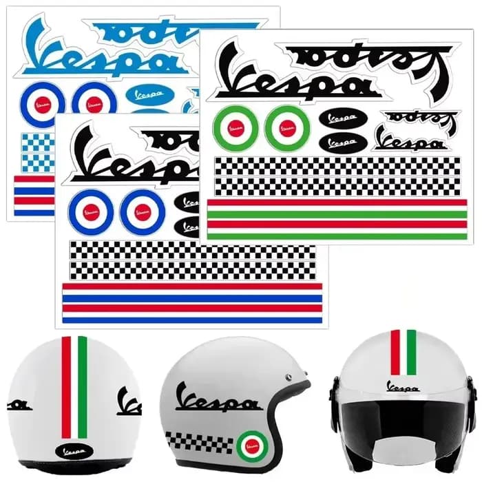 Autocollant réfléchissant pour décoration de casque et carrosserie de moto