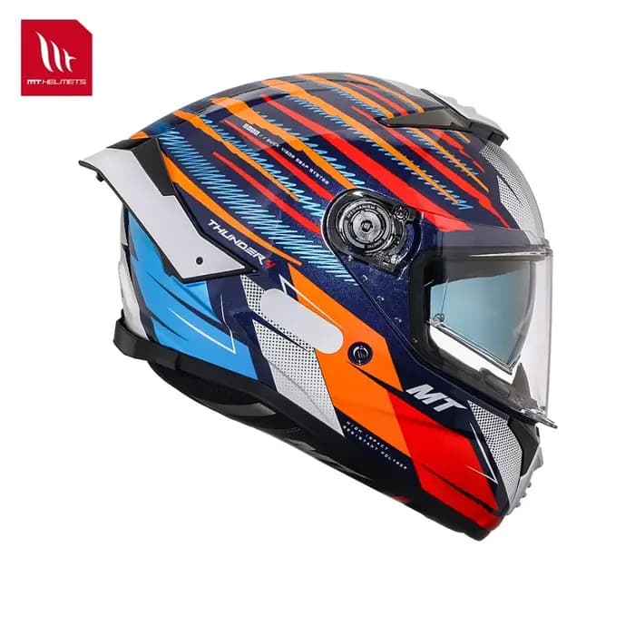 Casque de motocross Thunder 4 MT casques de moto course intégral Double boucle