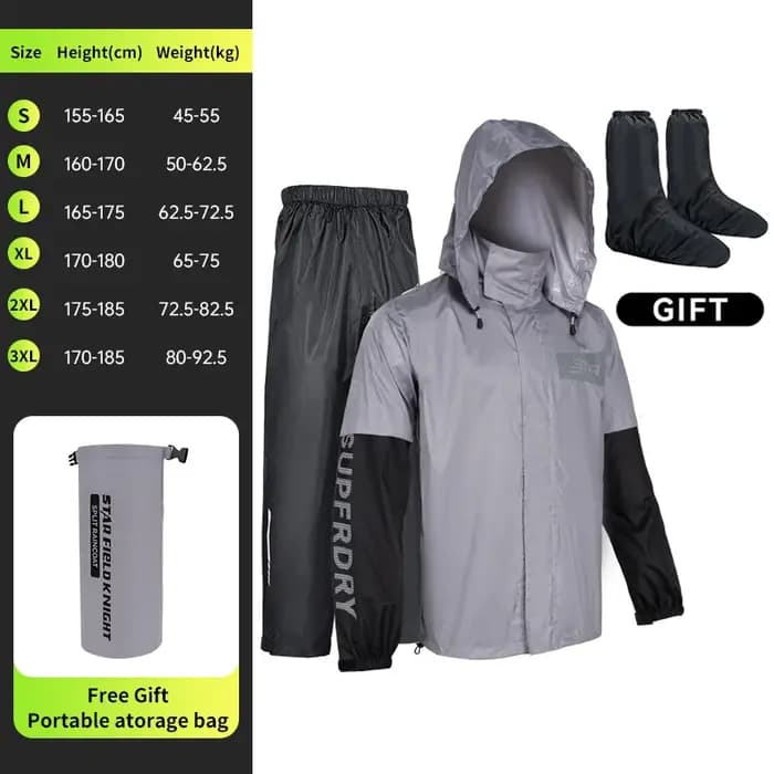 Star Field Knight-Ensemble de vêtements d'équitation de moto pour hommes et femmes