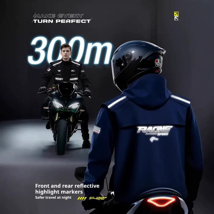 Combinaison de pluie pour moto