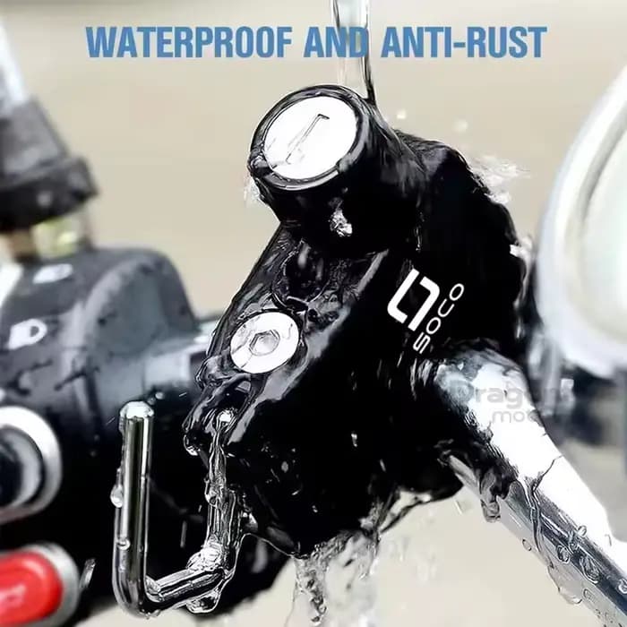 Verrou de casque antivol pour Super Soco CPx CUmini CUx TC 50 TC Max Wanderer TCMax 2019 – 2022