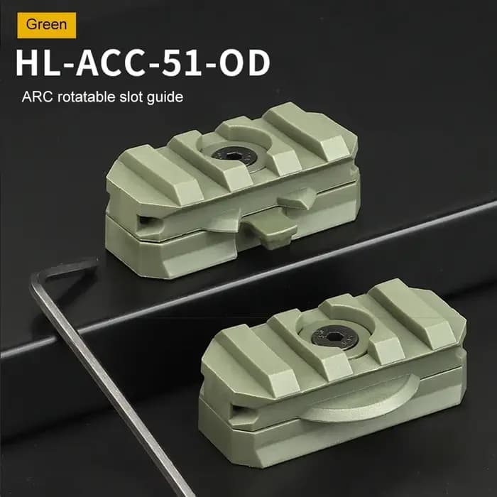 Adaptateur de montage sur rail latéral pour casque