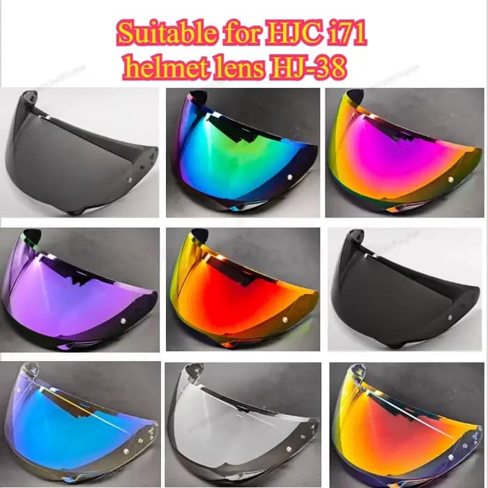 Pour HJC i71 HJ-38 casque complet jour et nuit lunettes universelles haute définition lentille