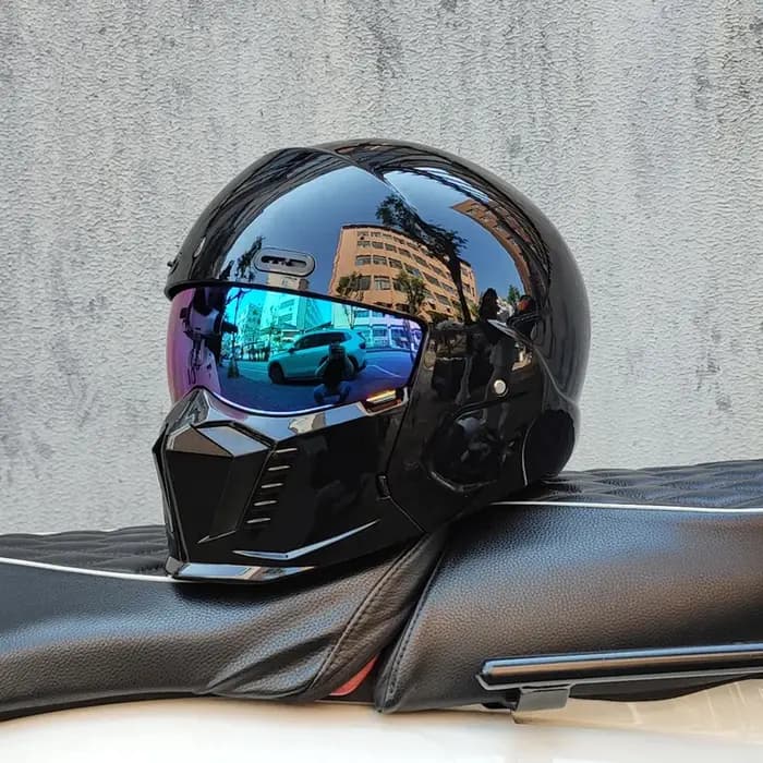 Nouveau Scorpion rétro Moto Cascos
